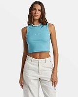 Roxify Fitted Rib Tank Top