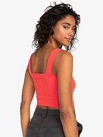 Hibiscus Roja- Fitted Crop Top