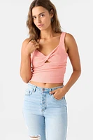 Jayde Twist Knit Tank Top