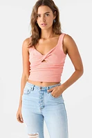 Jayde Twist Knit Tank Top