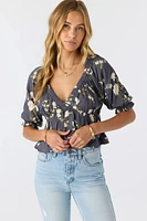 Crisella Floral Blouson Top