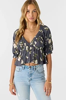 Crisella Floral Blouson Top