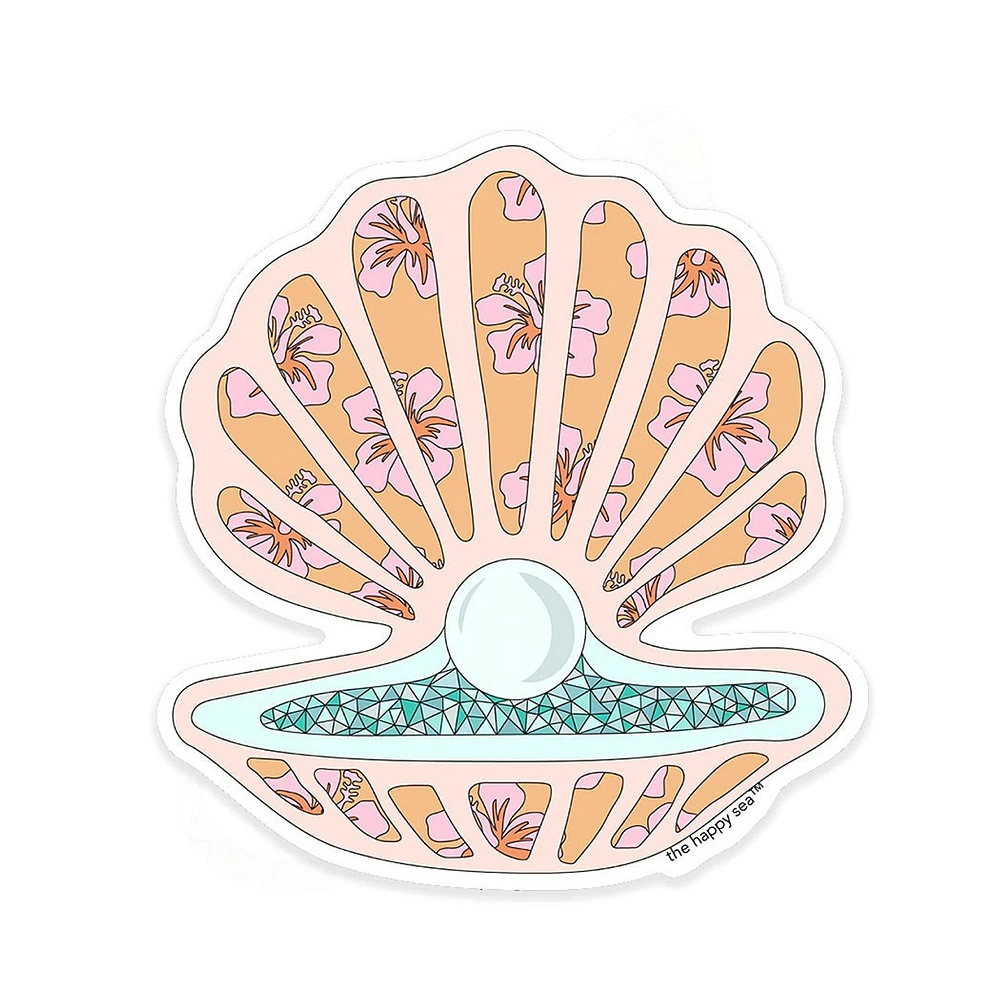 3.5" Seashell With Pearl Vinyl