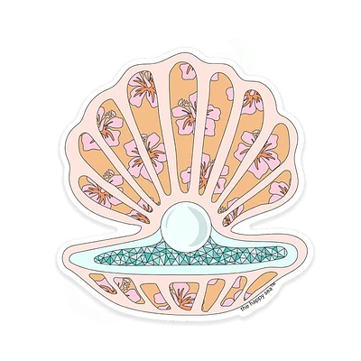 3.5" Seashell With Pearl Vinyl