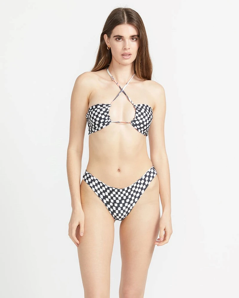 Check Mate Bandeau Bikini Top