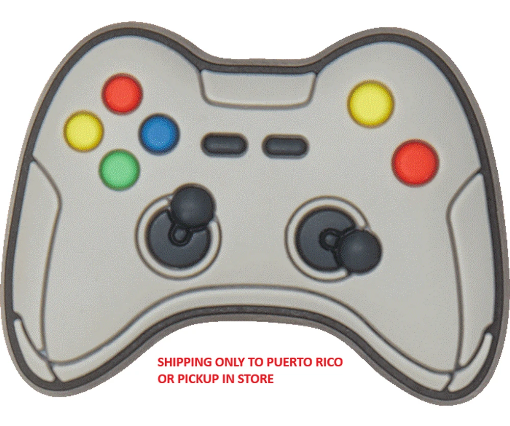 Grey Game Controller
 Jibbitz