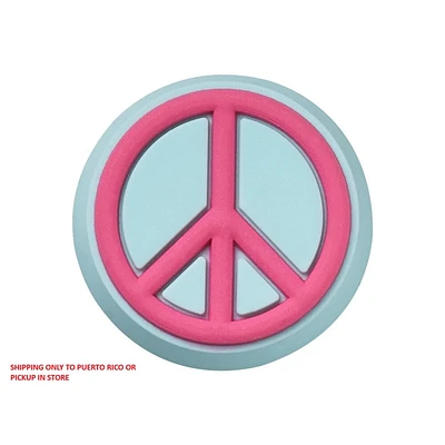 Pink And Blue Peace Jibbitz