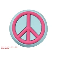 Pink And Blue Peace Jibbitz