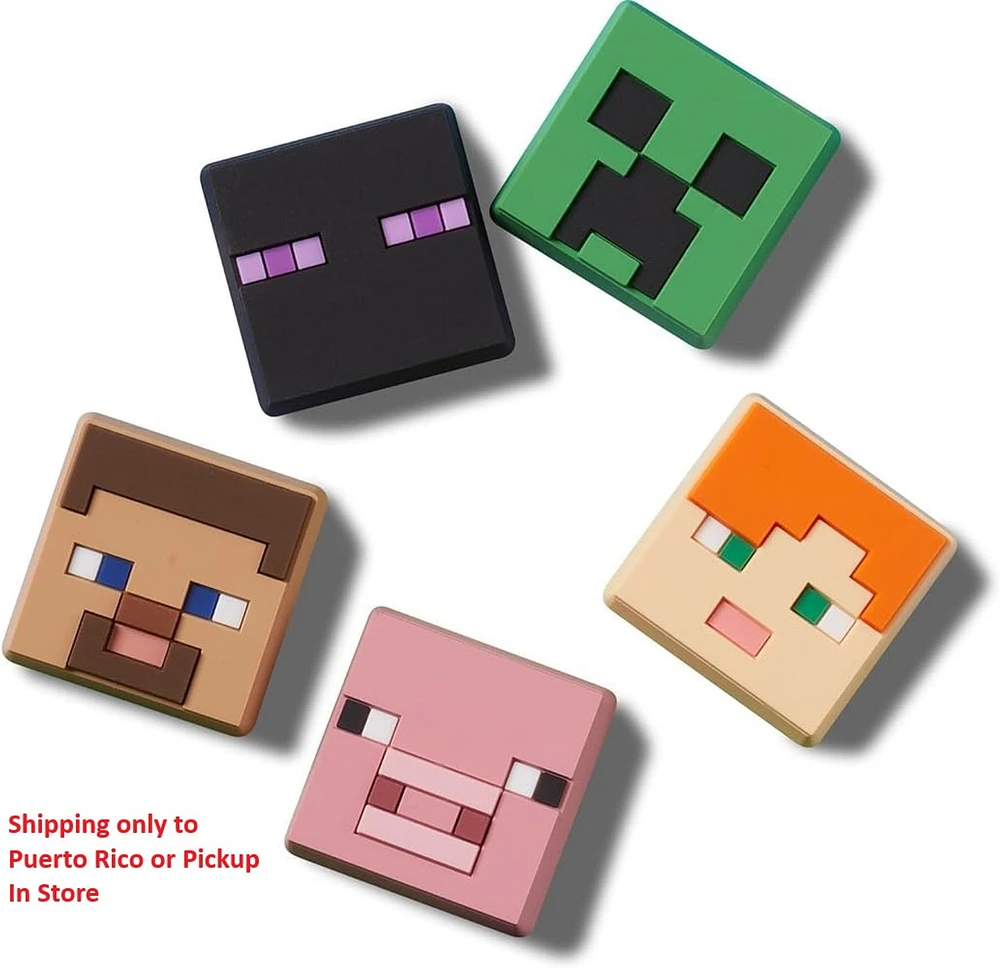 Minecraft 5PK Jibbitz