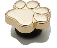 Gold Dog Paw Jibbitz