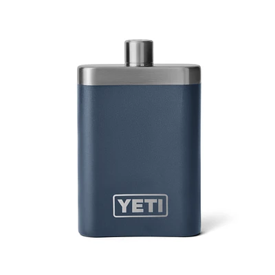 Flask 7oz.- Navy