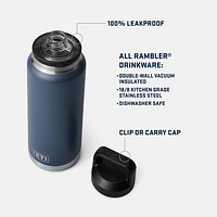 Rambler 36oz  Bottle- Bsky Blu