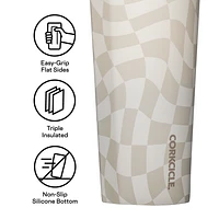 Tumbler 16oz - Wavy Check
