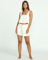 Open Skies Woven Tank