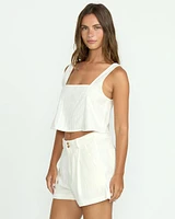 Open Skies Woven Tank