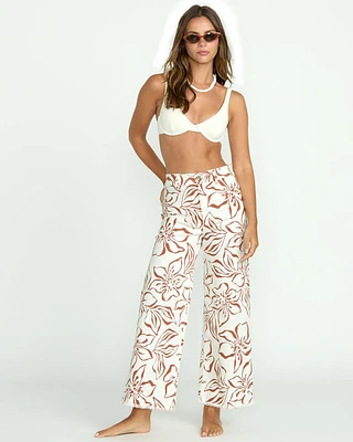 Free Fall Printed Twill Pants