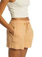 Sunset Elastic Waist Shorts
