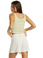 Sunset Elastic Waist Shorts