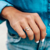 Enamel Wave Ring