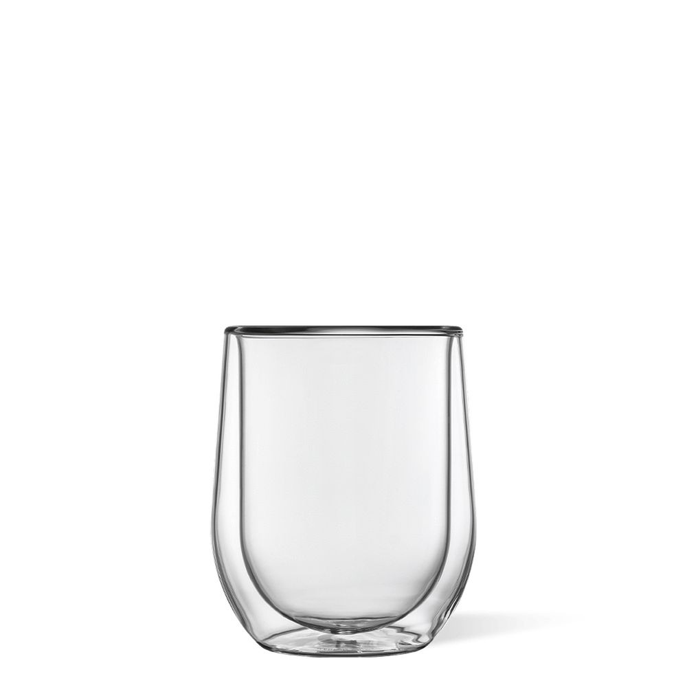 Glass Stemless 2 Pack Clear