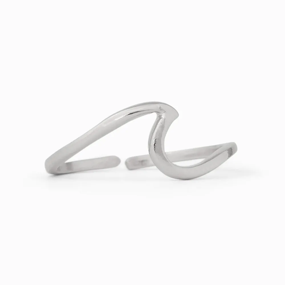 Wave Toe Ring