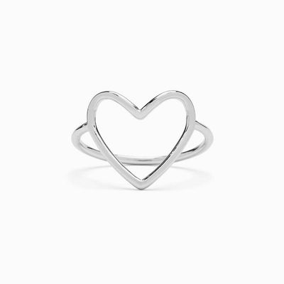 Big Heart Band Ring