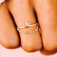 Delicate Chain Ring