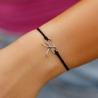 Bow Charm Silver Bracelet