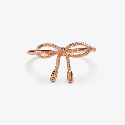 Bow Ring Rose Gold