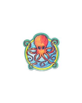 Painted Octopus Sticker