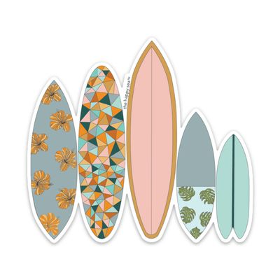 4" Tropic Surfboards Sticker