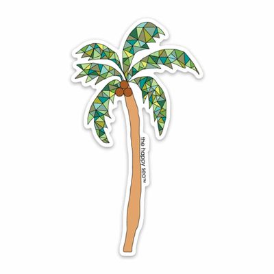 4" Tall Palm Tree Sticker