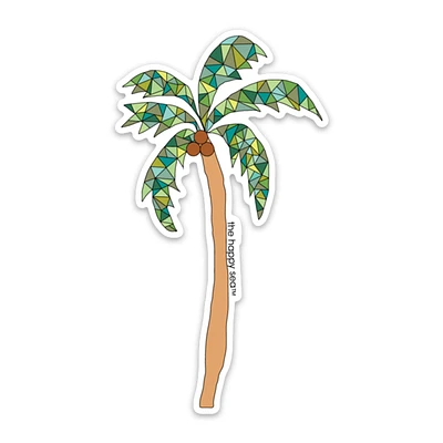 4" Tall Palm Tree Sticker