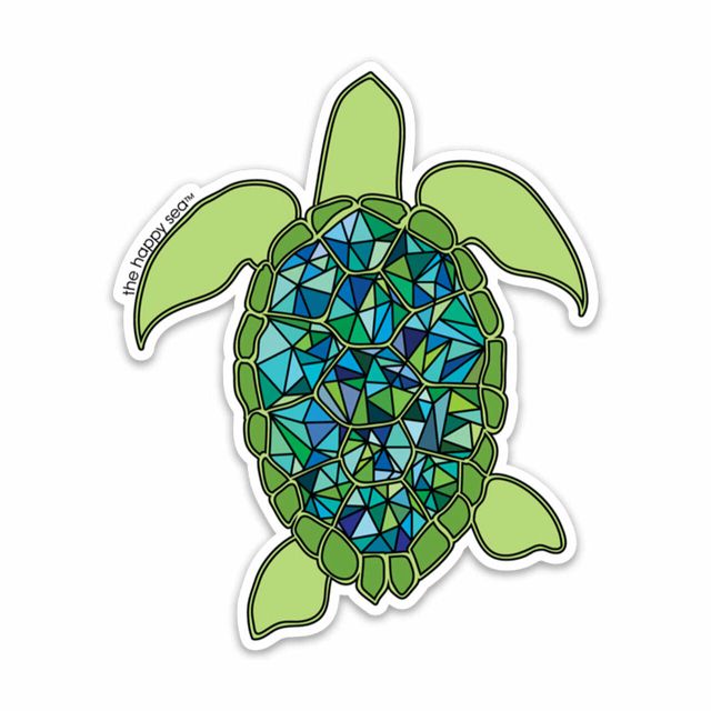 4" Sea Turtle Vinyl Sticker