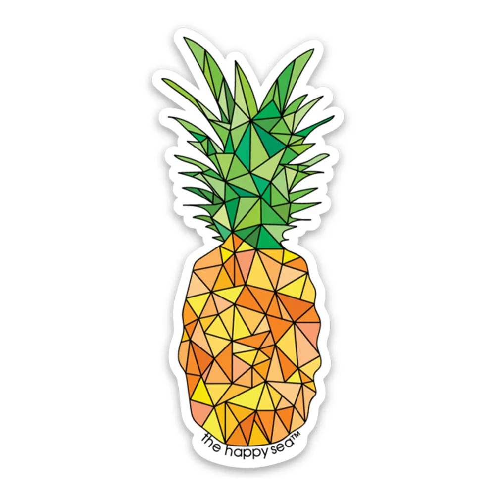 3" Pineapple Vinyl Sticker