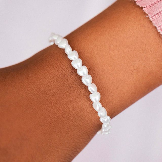 Mother Of Pearl Heart Stretch