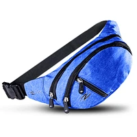 Medium Waistbag Blue/Silver