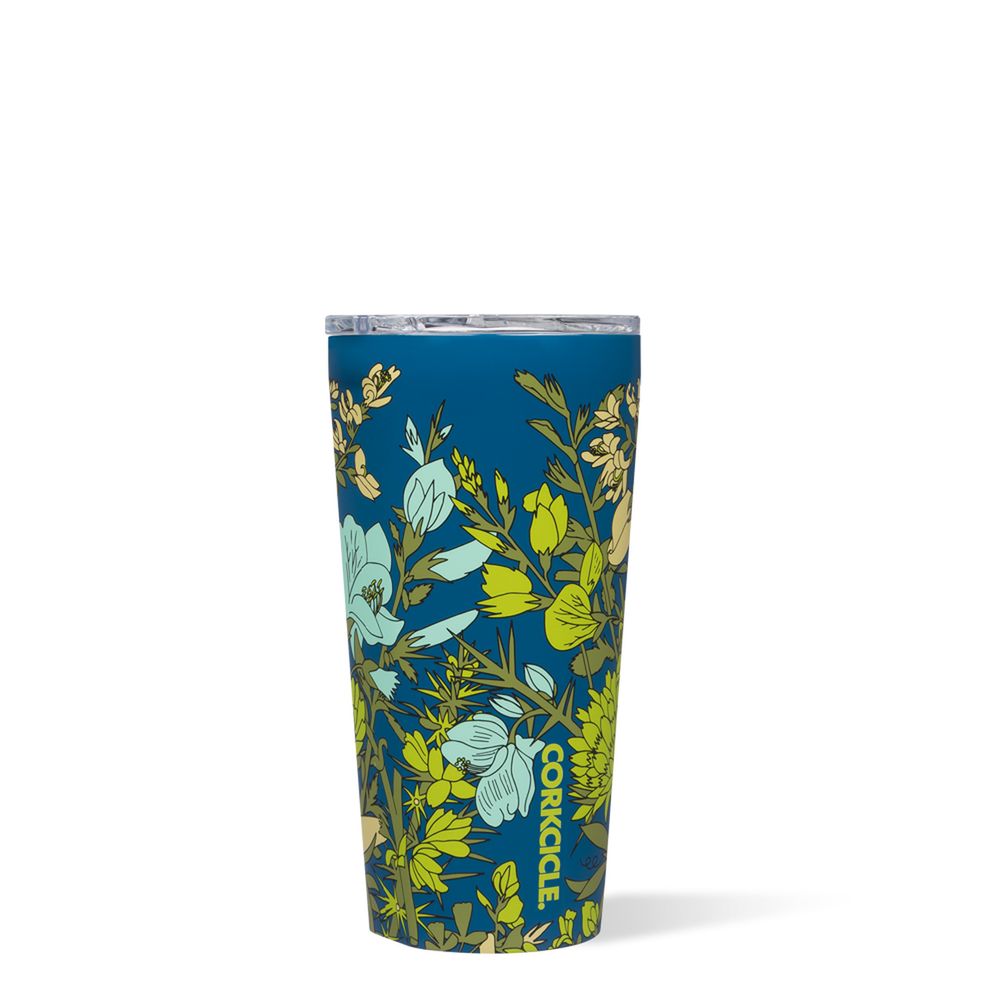 16oz Tumbler Wildflower Blue