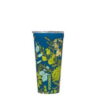 16oz Tumbler Wildflower Blue