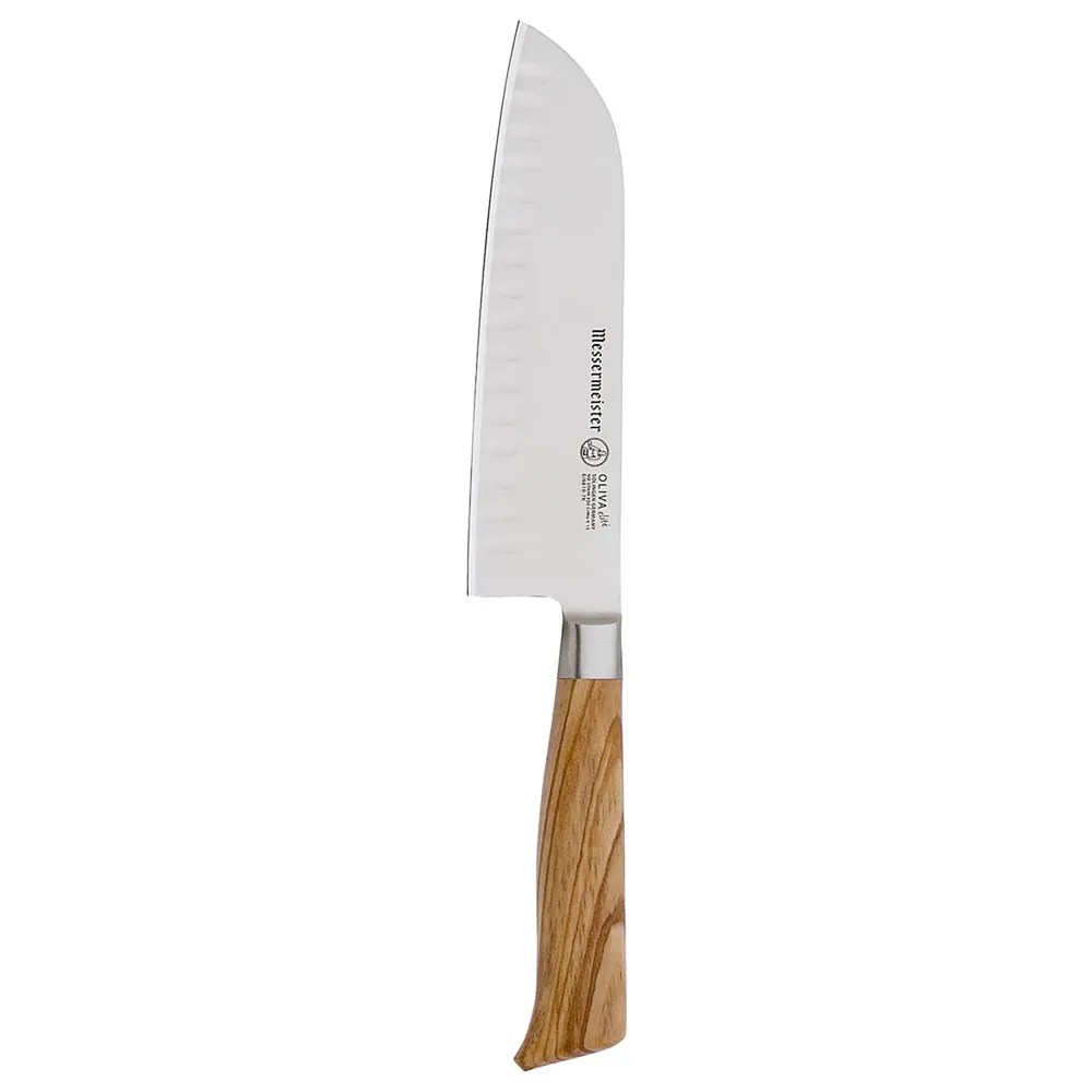 Messermeister Oliva Elite Kullenschliff Santoku 7" (E/6610-7K)