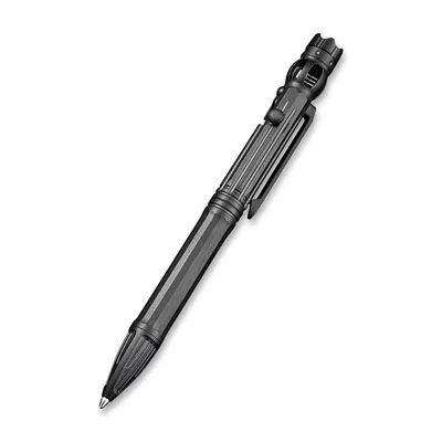WE Knife Co Baculus Black Titanium Pen (TP-07B)
