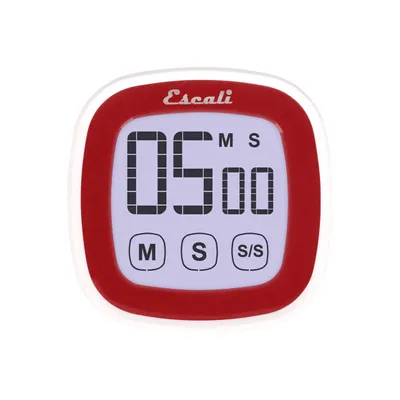 Escali Touch Screen Digital Timer Red (DR3-R)