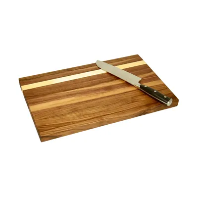 Sticks & Boards Cutting Board 10x16 Walnut With Maple (SB010)