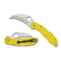 Spyderco Tasman Salt 2 FRN Yellow (C106SYL2)