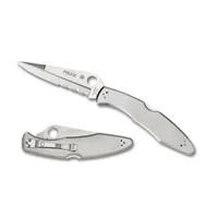 Spyderco Police Model Stainless Partially Serrated (C07PS)