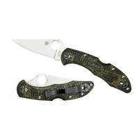 Spyderco Delica 4 Lightweight Zome Green (C11ZFPGR)