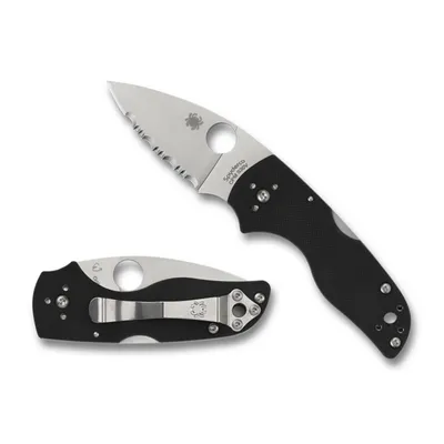 Spyderco Lil' Native Back Lock Serrated (C230MBGS)