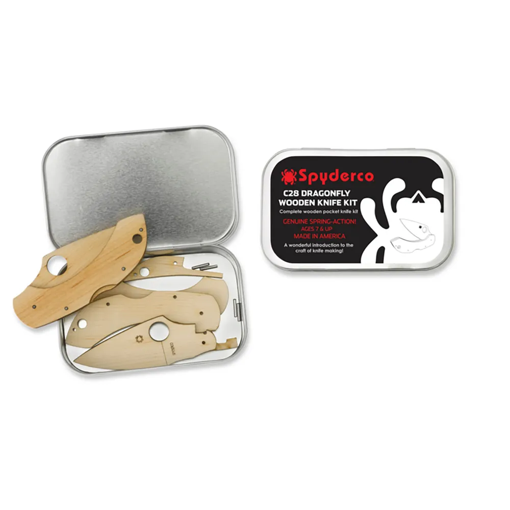 Spyderco Wooden Knife Kit Dragonfly (WDKIT1)