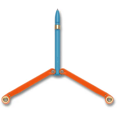 Spyderco BaliYo Pen Orange Blue (YUS116)