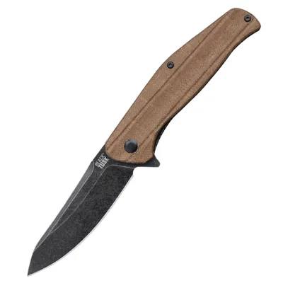 Black Tusk Bomber 2 Micarta Brown (2BOM45M-BRN)